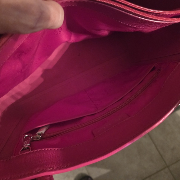 Tory Burch Pink Leather Tote Bag - Picture 7 of 12